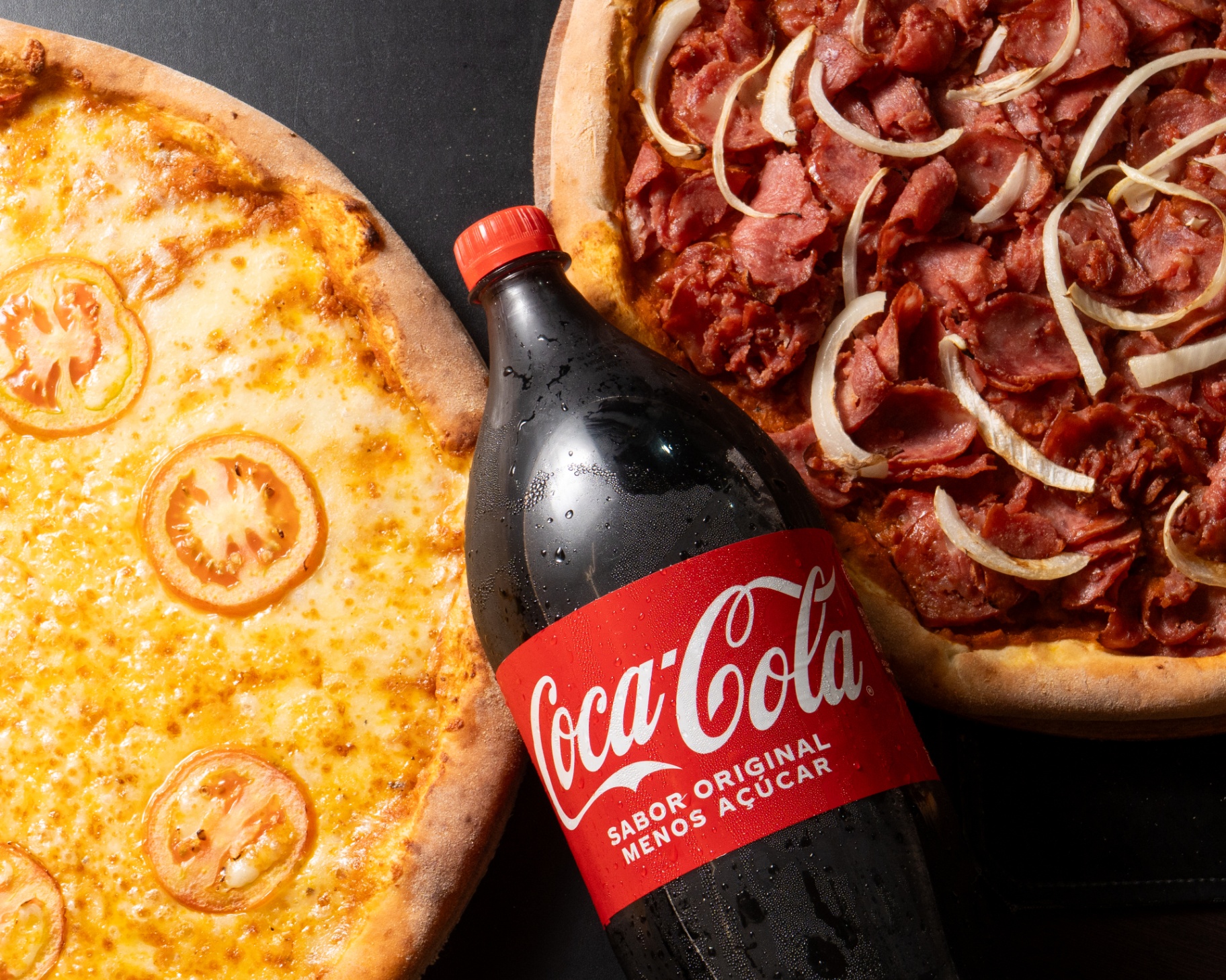 Pizza e Coca-Cola delivery